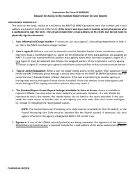 Form FI-00569-01 Request for Access to the Standard Report Viewer - Minnesota, Page 2