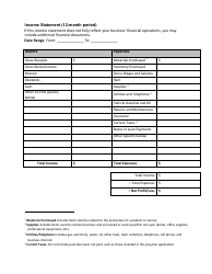 Form C58B Business Financial Statement - Minnesota, Page 6