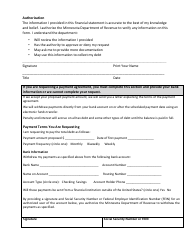 Form C58B Business Financial Statement - Minnesota, Page 7