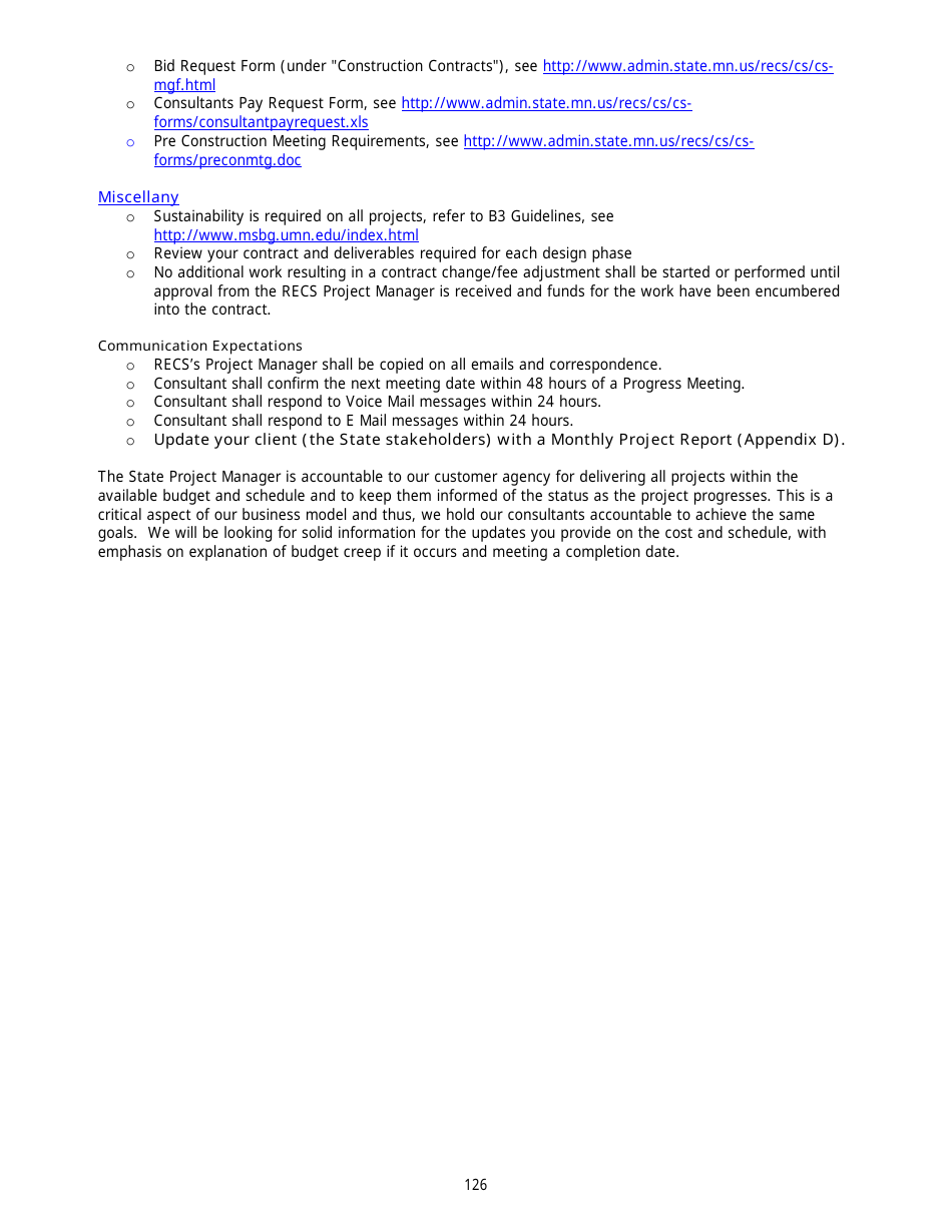 Appendix F Project Design - Kick-Off Checklist - Minnesota, Page 10