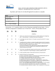 Appendix F Project Design - Kick-Off Checklist - Minnesota, Page 2