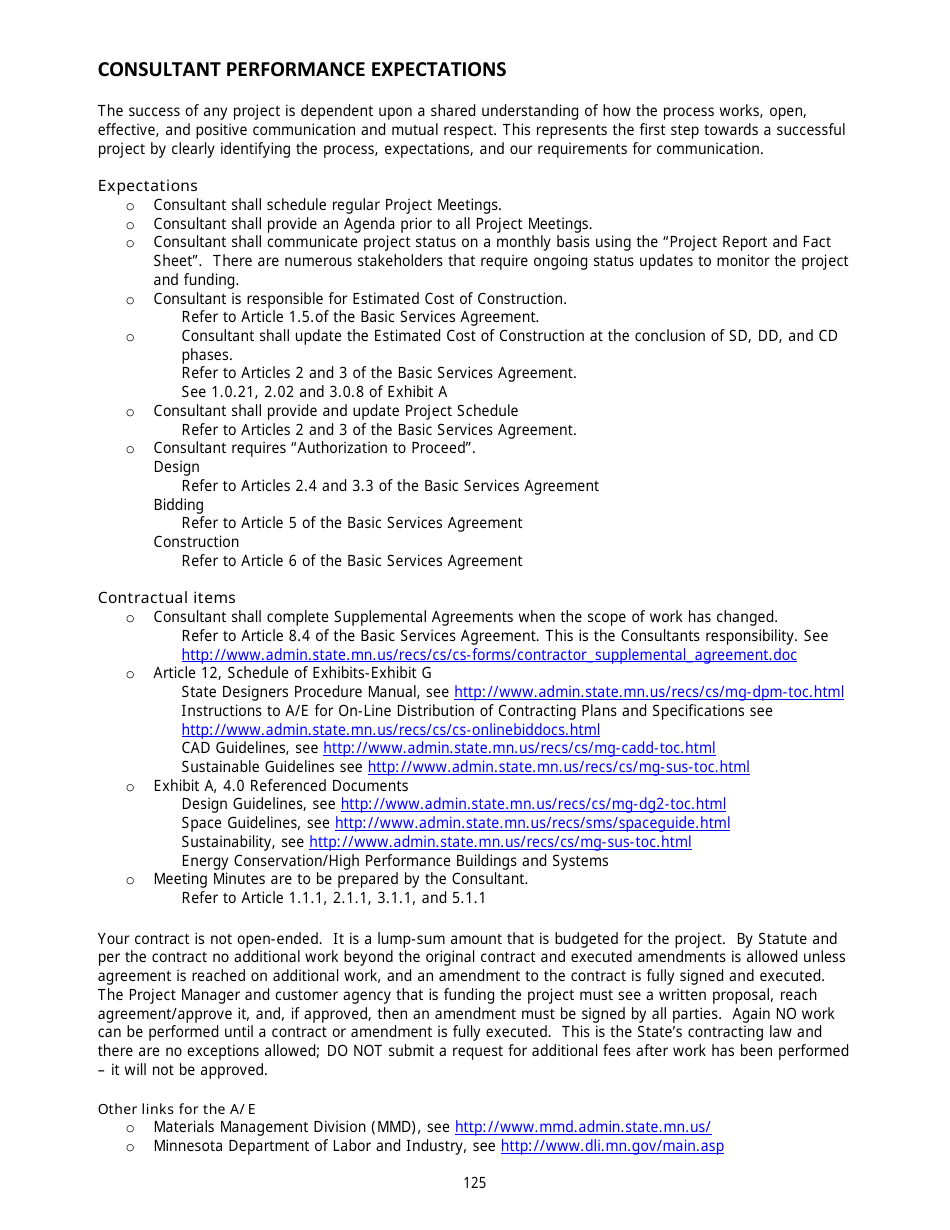 Appendix F Project Design - Kick-Off Checklist - Minnesota, Page 9