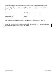 Employment Agency Self-certification - New York City, Page 20