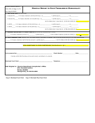 Form MC-13 Monthly Report to State Treasurer by Municipality - Alabama, Page 3