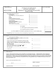 Form C-10-JUVENILE Affidavit of Substantial Hardship and Order (Request for Court-Appointed Attorney and/or Waiver of Fees) - Alabama, Page 2