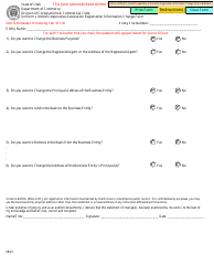 Document preview: Uniform Limited Cooperative Association Registration Information Change Form - Utah