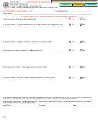Document preview: Limited Liability Partnership Registration Information Change Form - Utah
