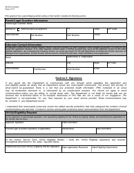 Form SFN741 1915(I) Eligibility Application - North Dakota, Page 2