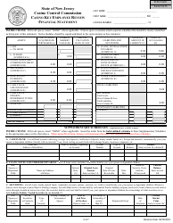 Casino Key Employee License Review Application - New Jersey, Page 3