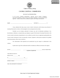 Casino Key Employee License Review Application - New Jersey, Page 5