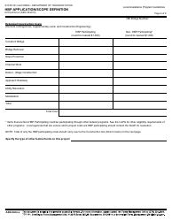 Form DOT LAPG6-A Hbp Application/Scope Definition - California, Page 6