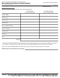 Form DOT LAPG6-D Hbp Scope/Cost/Schedule Change Request - California, Page 3
