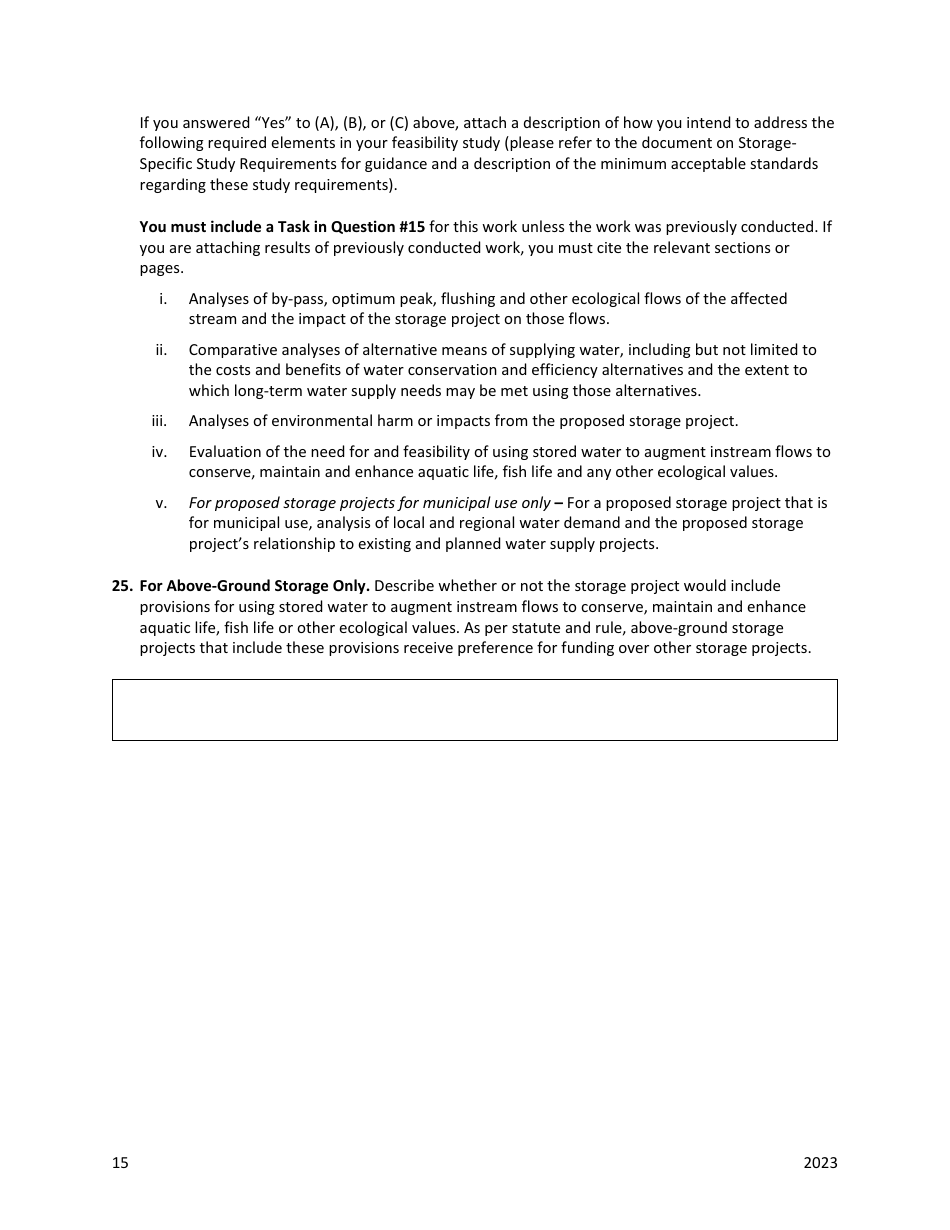 Solicitation Feasibility Study Grant Application - Oregon, Page 15