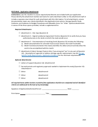 Solicitation Feasibility Study Grant Application - Oregon, Page 4