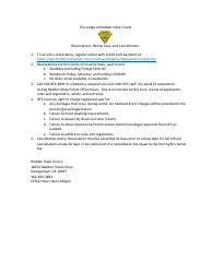 Application for Rental - Redden State Forest Lodge - Delaware, Page 4