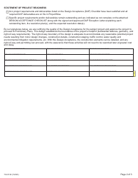 Form 734-5129 Odot Certification of Design Acceptance - Oregon, Page 2