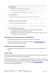 Form GAC1001 Instructions - Petition to Modify Powers of Guardian and/or Conservator - Minnesota, Page 5