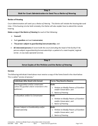 Form GAC1001 Instructions - Petition to Modify Powers of Guardian and/or Conservator - Minnesota, Page 7