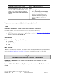 Form GAC1001 Instructions - Petition to Modify Powers of Guardian and/or Conservator - Minnesota, Page 8