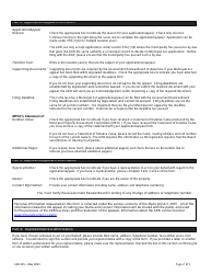 Form ARB-M5 Municipal Act Application/Appeal - Apportionment - Ontario, Canada, Page 2