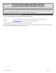 Form ARB-M5 Municipal Act Application/Appeal - Apportionment - Ontario, Canada, Page 7