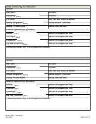 Service Plan Card/Assessment/Support Plans: Service Plan Form - Colorado, Page 12