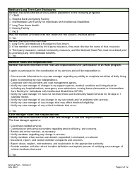 Service Plan Card/Assessment/Support Plans: Service Plan Form - Colorado, Page 2