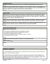 Service Plan Card/Assessment/Support Plans: Service Plan Form - Colorado, Page 3