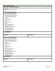 Service Plan Card/Assessment/Support Plans: Service Plan Form - Colorado, Page 5