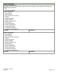 Service Plan Card/Assessment/Support Plans: Service Plan Form - Colorado, Page 6