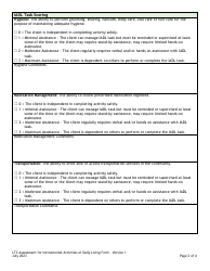Ltc Assessment for Instrumental Activities of Daily Living Form - Colorado, Page 2