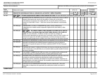 Formulario DCF-F-CFS2242-S Lista De Verificacion De La Licencia Inicial: Centros Grupales De Cuidado Infantil - Wisconsin (Spanish), Page 24
