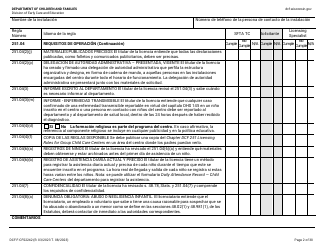 Formulario DCF-F-CFS2242-S Lista De Verificacion De La Licencia Inicial: Centros Grupales De Cuidado Infantil - Wisconsin (Spanish), Page 2