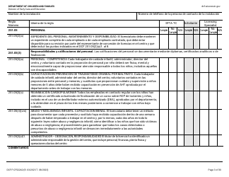 Formulario DCF-F-CFS2242-S Lista De Verificacion De La Licencia Inicial: Centros Grupales De Cuidado Infantil - Wisconsin (Spanish), Page 3