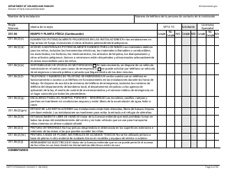 Formulario DCF-F-CFS2242-S Lista De Verificacion De La Licencia Inicial: Centros Grupales De Cuidado Infantil - Wisconsin (Spanish), Page 6