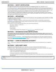 Form OP-1 Application for Motor Property Carrier and Broker Authority, Page 9