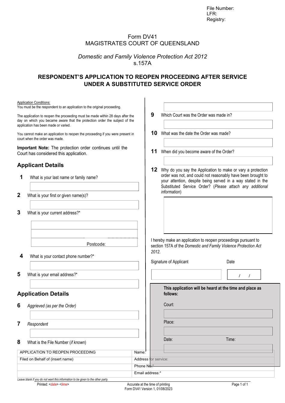 Form DV41 Fill Out Sign Online And Download Printable PDF batas-rizal-republic-act-1425-william-richard-green