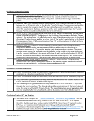 Transfer Request Checklist - Special Needs Scholarship Program - Wisconsin, Page 4
