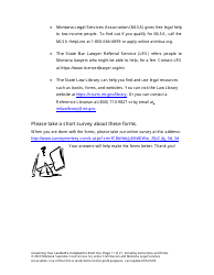 Answering an Action for Possession Packet (Answering Your Landlord&#039;s Complaint to Evict You) - Montana, Page 11