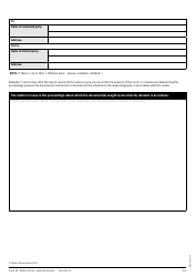 Form 29 Notice of Non-party Disclosure - Queensland, Australia, Page 2