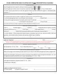Application for Assigned Counsel - Family/Parent Matters - Allegany County, New York, Page 2