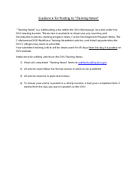 Form DOE F360.9 Dvu Training News Form, Page 2