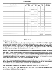 Form CV(6)-654 Bill of Costs - Washington, D.C., Page 2