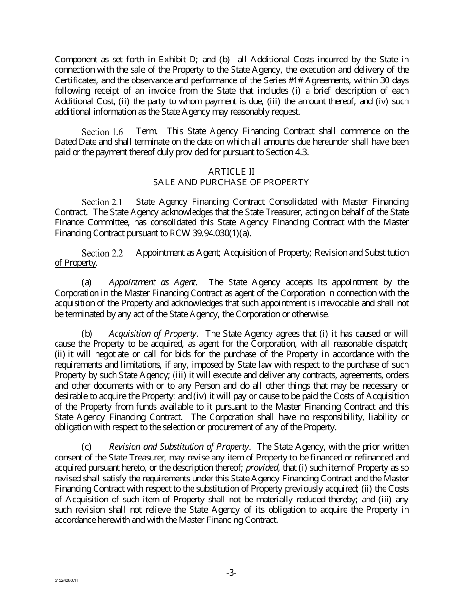 State Equipment Lease Forms - Washington, Page 10