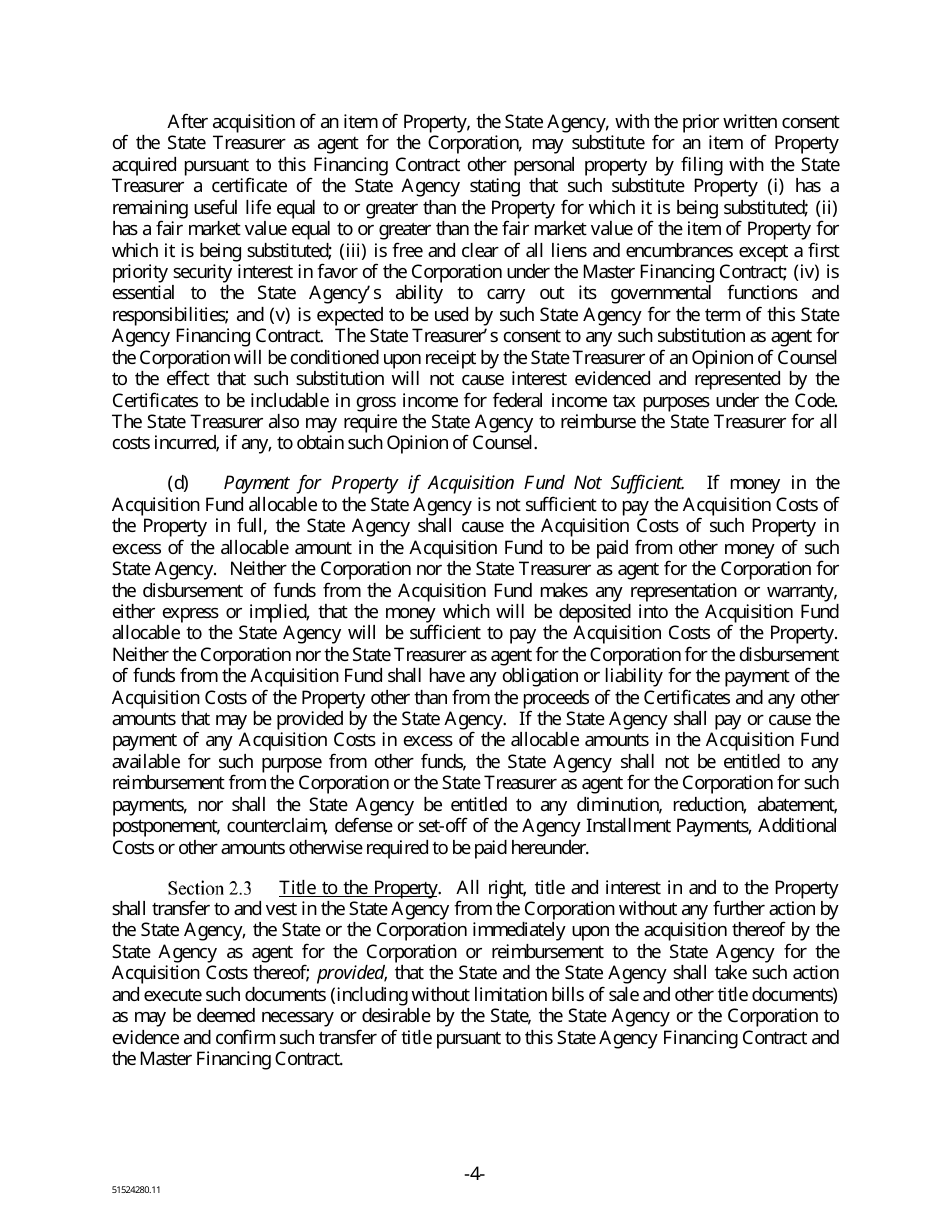 State Equipment Lease Forms - Washington, Page 11