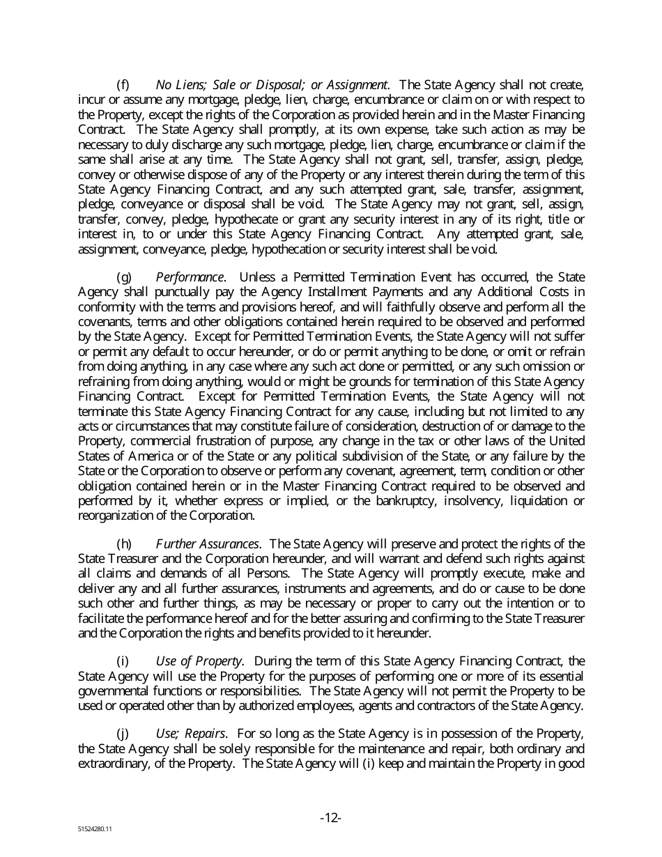 State Equipment Lease Forms - Washington, Page 19