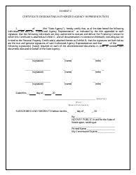 State Equipment Lease Forms - Washington, Page 4