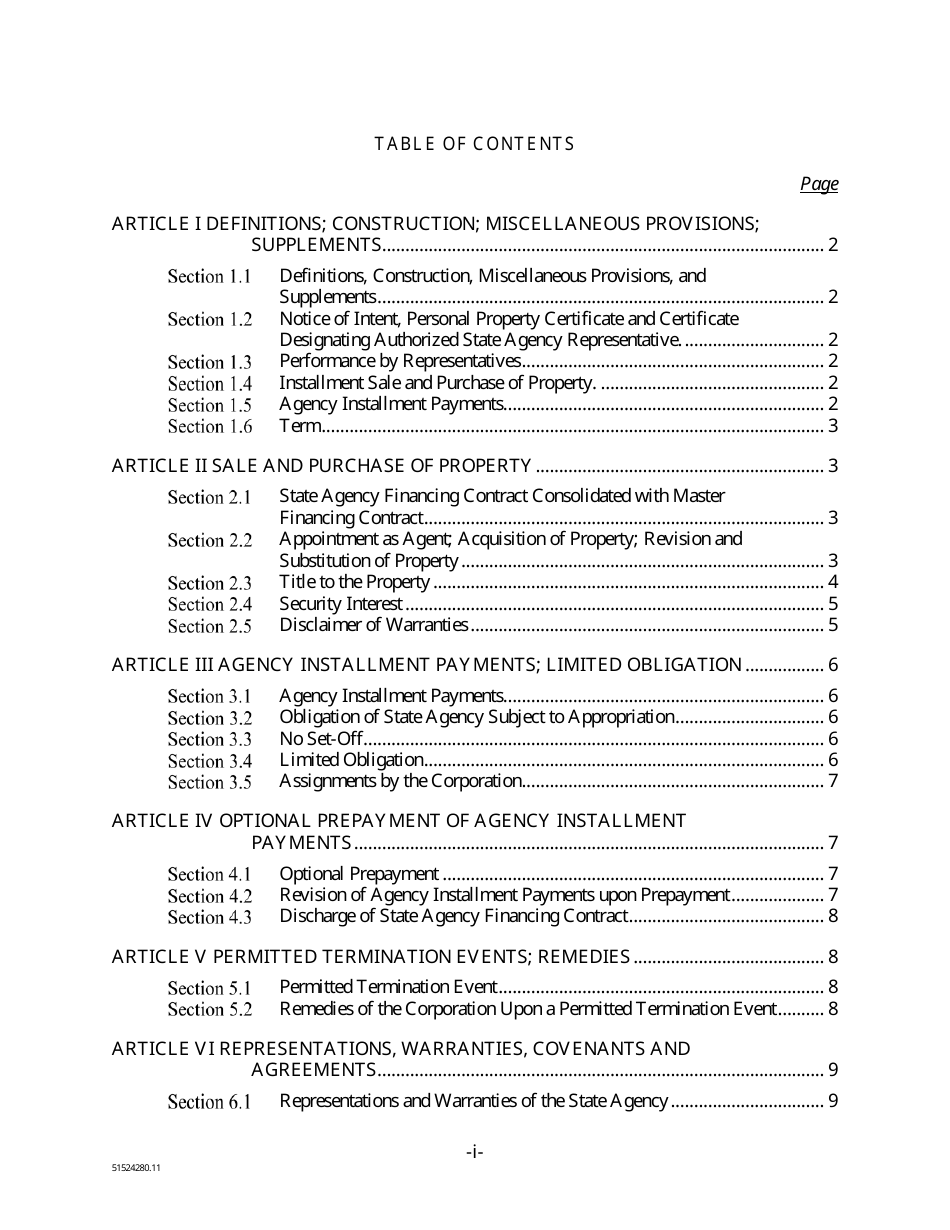 State Equipment Lease Forms - Washington, Page 6