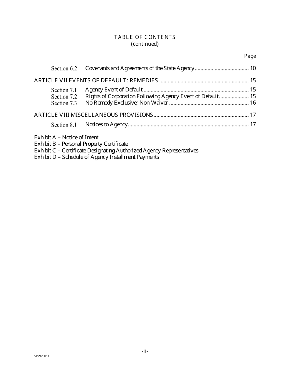 State Equipment Lease Forms - Washington, Page 7