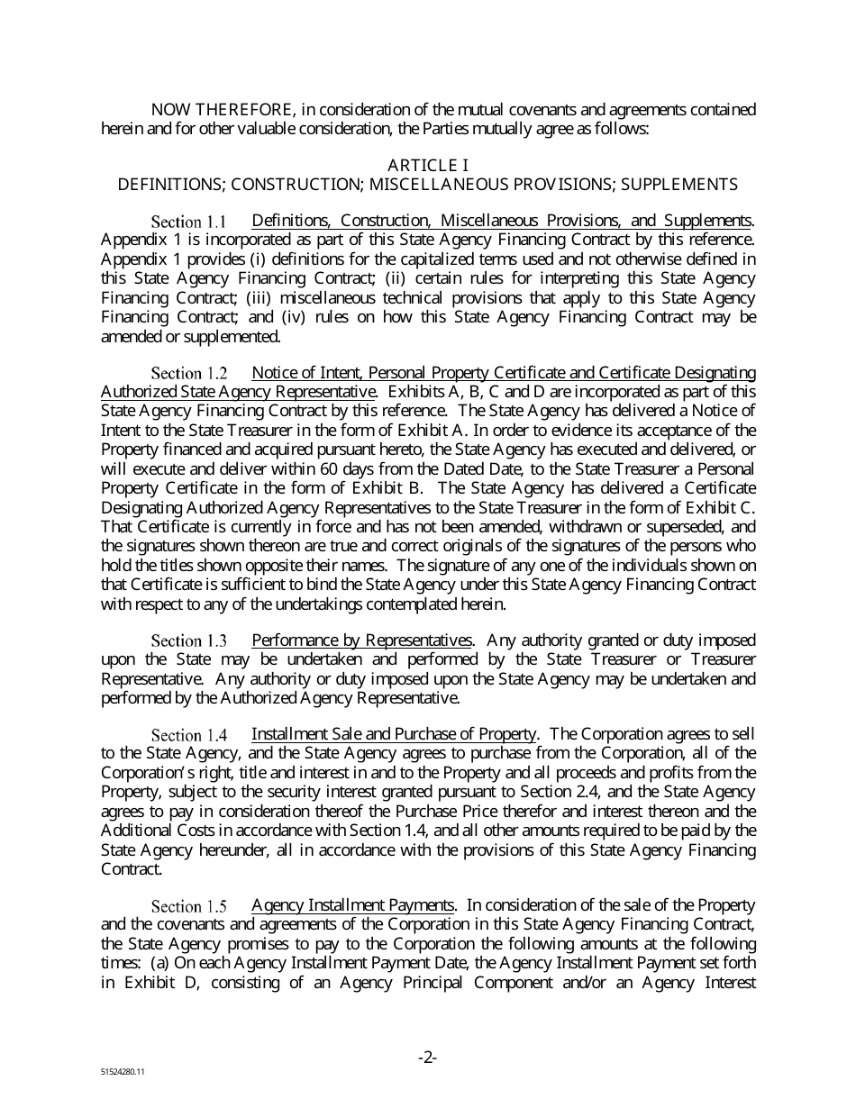 State Equipment Lease Forms - Washington, Page 9